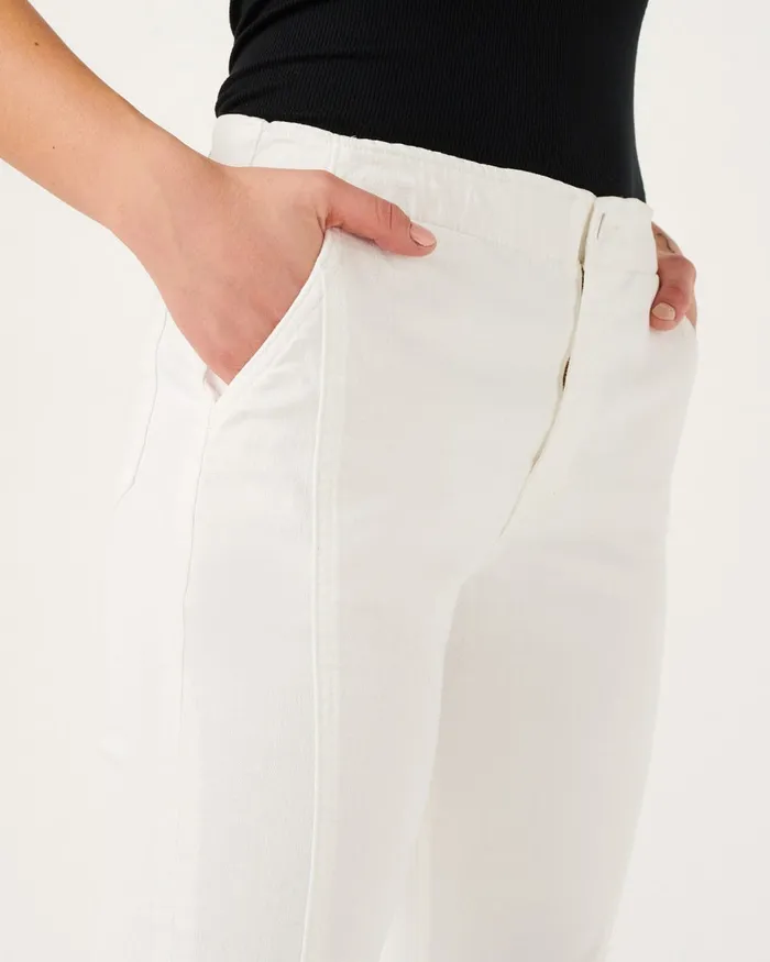 Women 7 For All Mankind Pants Slim Jogger In Clean White