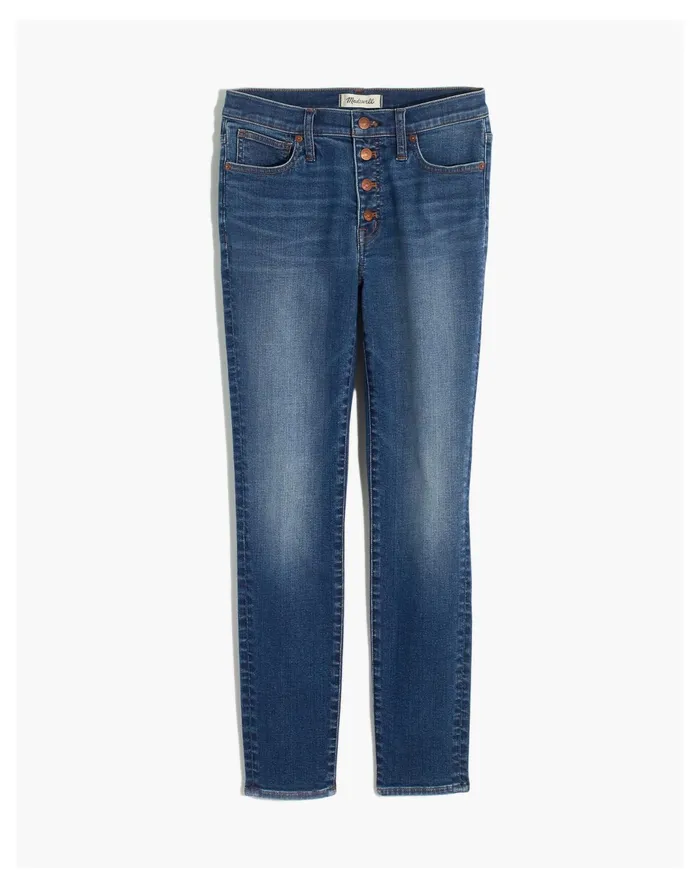 Women 9034 Mid Rise Skinny Crop Jeans Dewey Wash Madewell Jeans Women 9034 Mid Rise Skinny Crop Jeans Dewey Wash Madewell Jeans