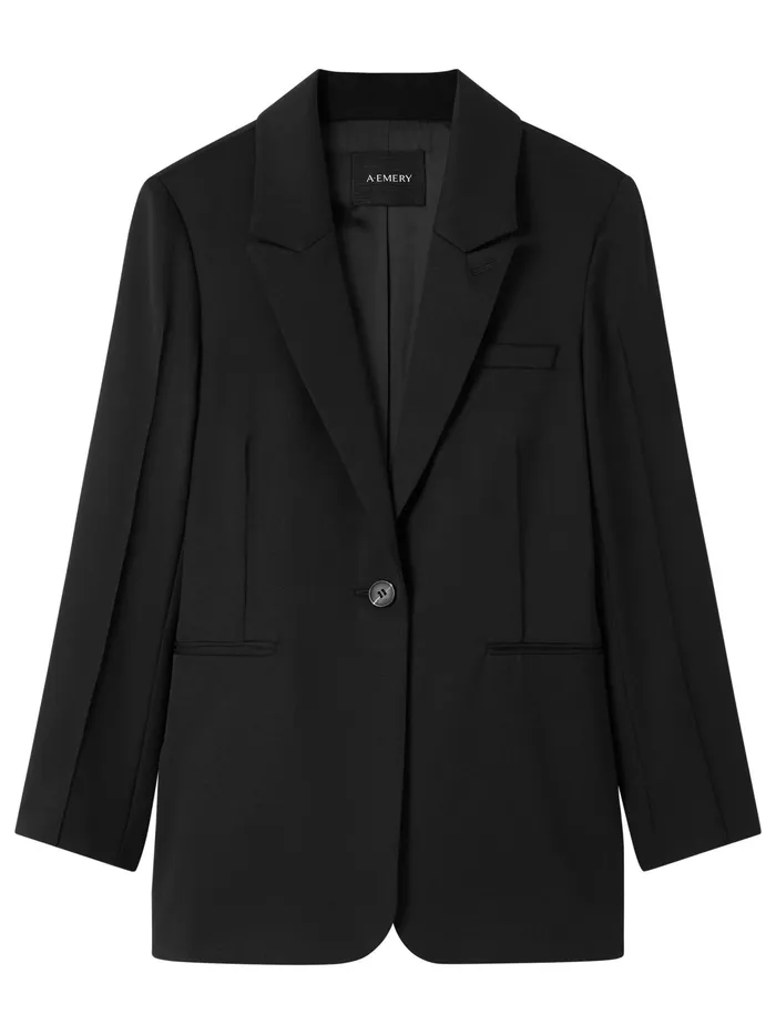 Women AEmery 8211 Maya Blazer In Black The UNDONE Jackets