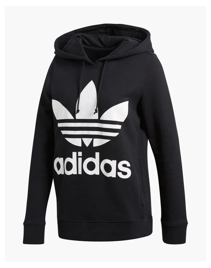 Women Adidas Trefoil Hoodie Sweatshirt True Black Madewell Sweatshirts and Sweatpants Women Adidas Trefoil Hoodie Sweatshirt True Black Madewell Sweatshirts and Sweatpants