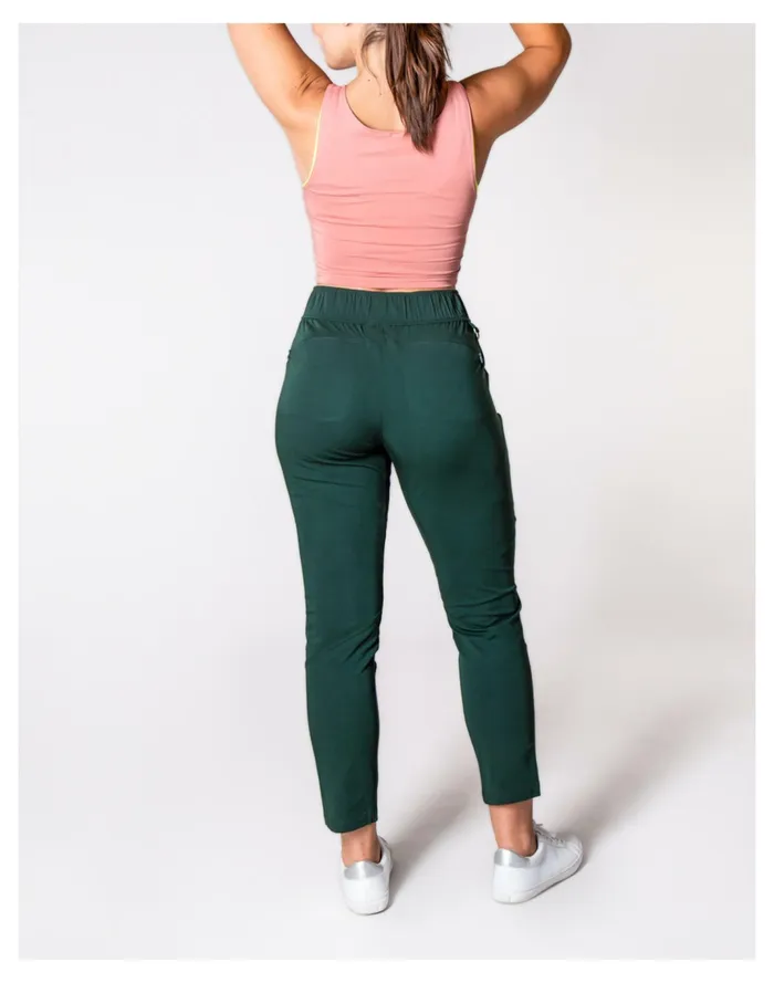 Women Alder Open Air Pants Forest Green Madewell Activewear Women Alder Open Air Pants Forest Green Madewell Activewear