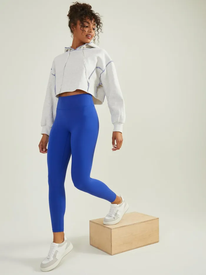 Women Altar039d State Activewear Call The Shots Cropped Hoodie White