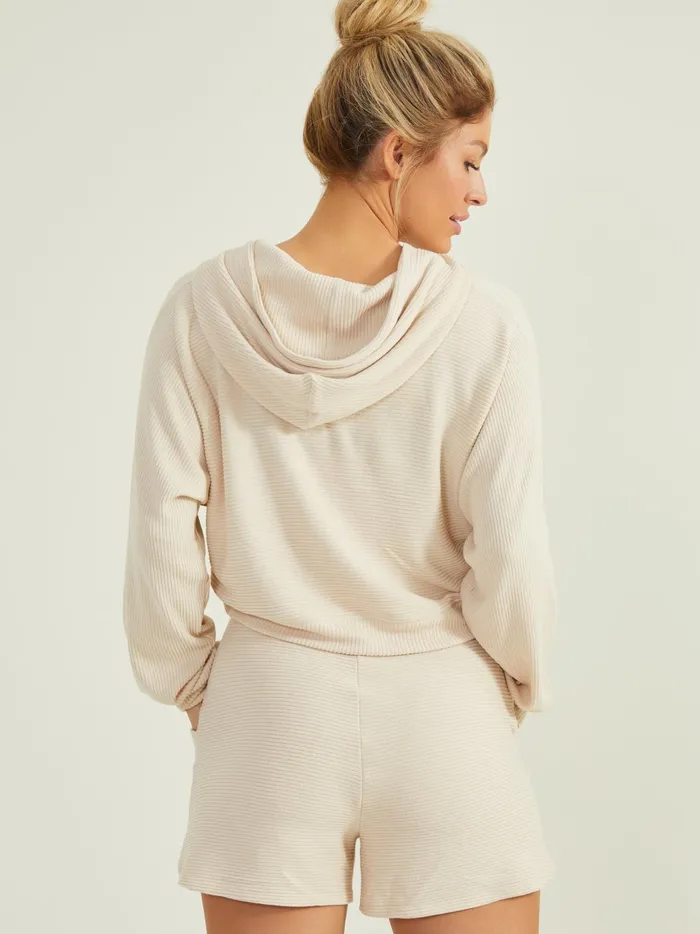 Women Altar039d State Activewear Good To Go Hacci Hoodie Seashell