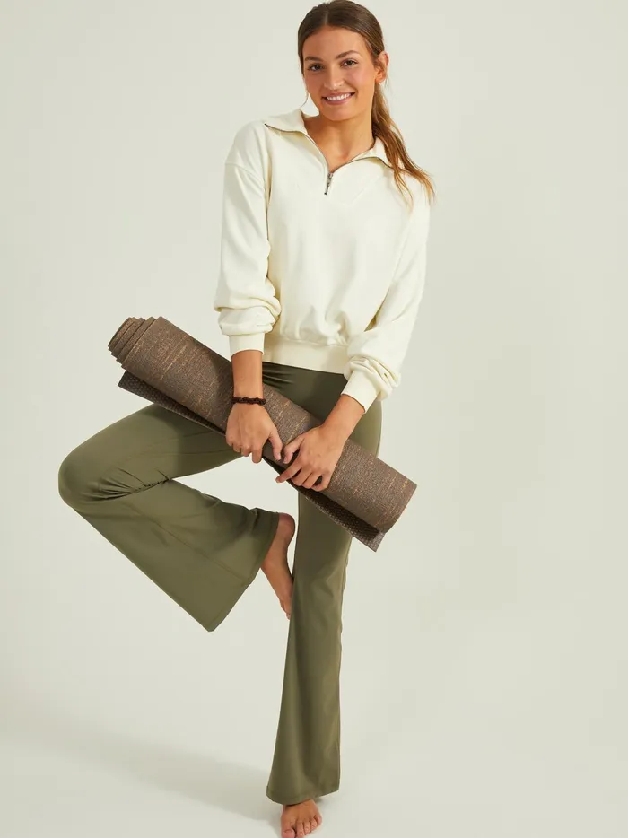 Women Altar039d State Activewear Out And About Pullover Cream