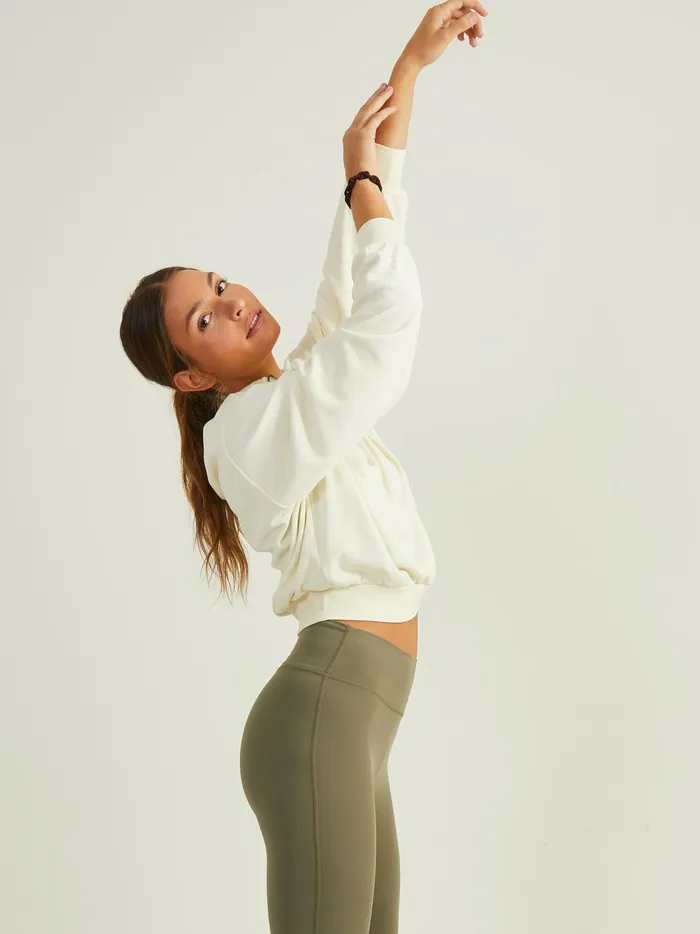 Women Altar039d State Activewear Out And About Pullover Cream