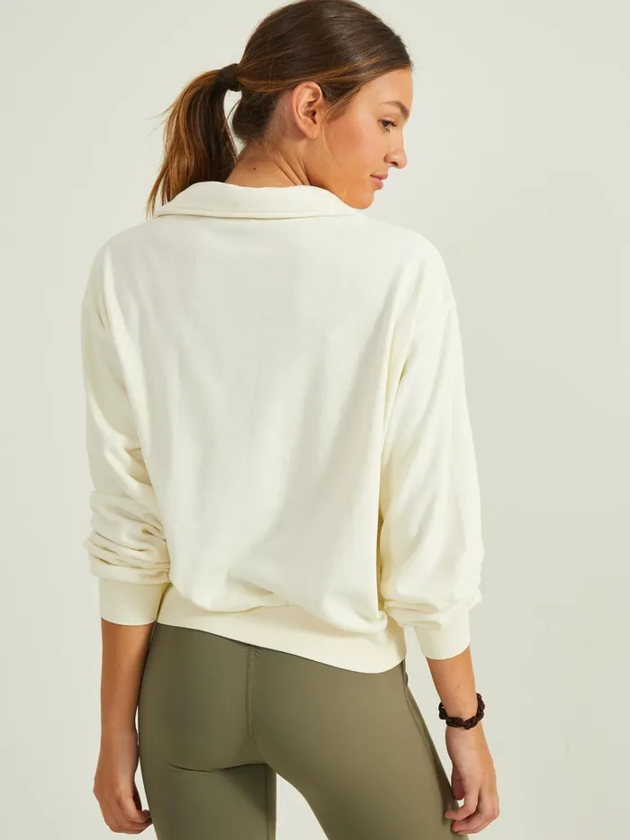 Women Altar039d State Activewear Out And About Pullover Cream