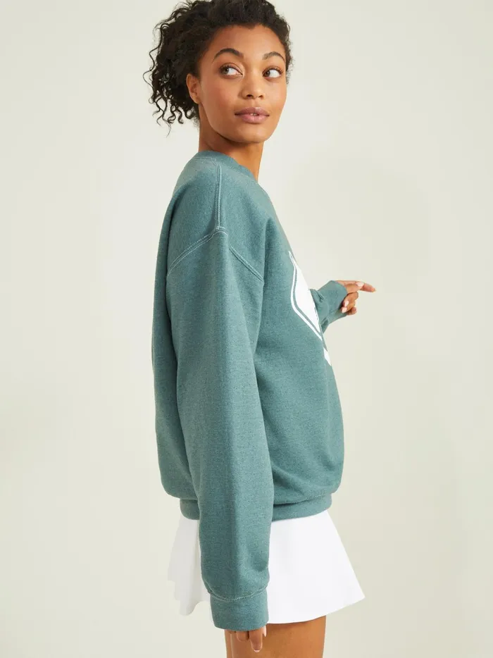 Women Altar039d State Activewear Pickleball Champ Graphic Sweatshirt Green