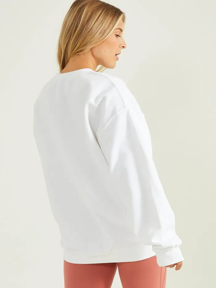 Women Altar039d State Activewear Yellowstone Wyoming Graphic Sweatshirt White