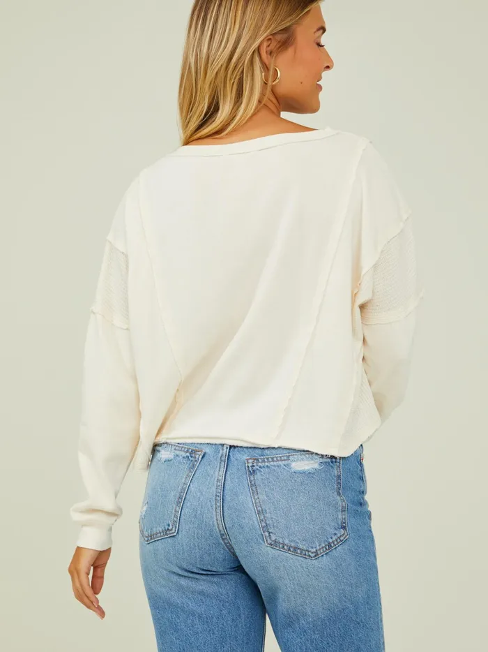 Women Altar039d State Blouses Natalia Thermal Top Eggnog