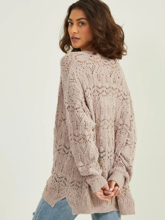 Women Altar039d State Cardigans Grace Pointelle Cardigan Sinopiafresco