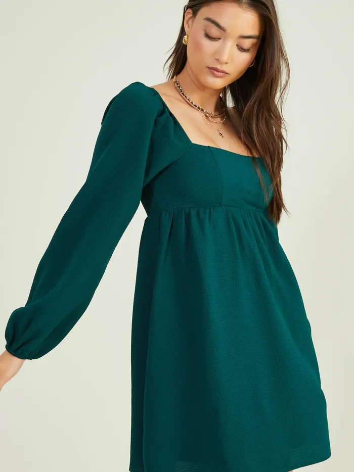 Women Altar039d State Casual Sophia Babydoll Dress Hunter