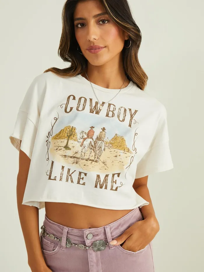 Women Altar039d State Graphics Cowboy Like Me Graphic Tee Arcticwolf