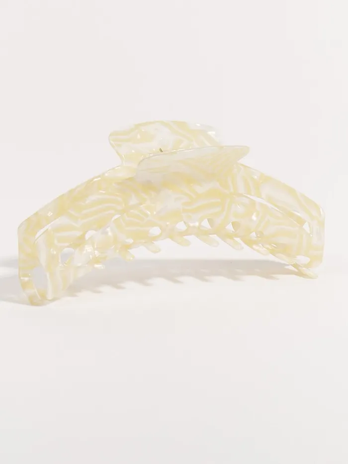 Women Altar039d State Hair Accessories Iridescent Claw Clip Cream