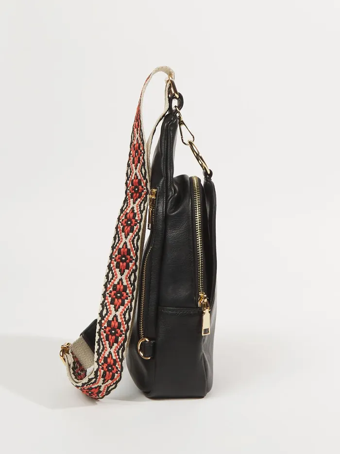Women Altar039d State Handbags Aztec Sling Bag Black