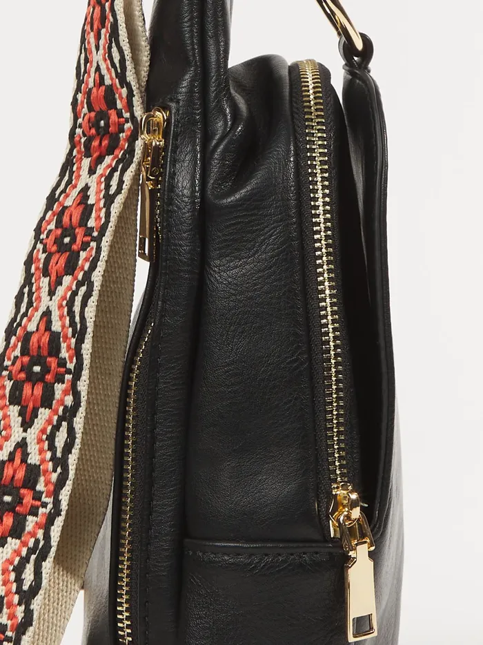Women Altar039d State Handbags Aztec Sling Bag Black