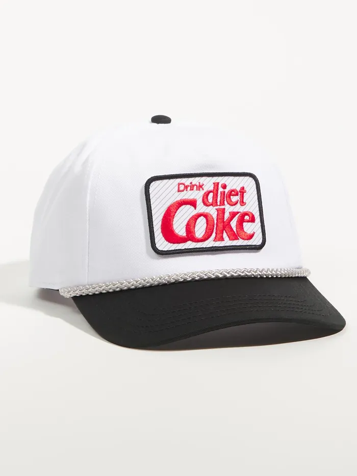 Women Altar039d State Hats Diet Soda Trucker Hat Whiteblack