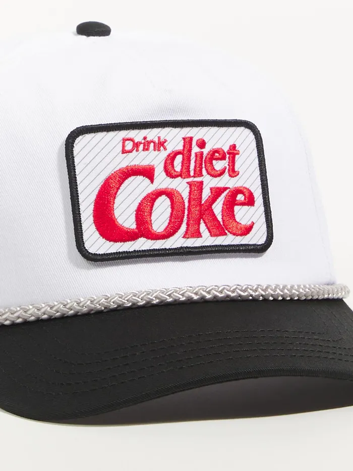 Women Altar039d State Hats Diet Soda Trucker Hat Whiteblack
