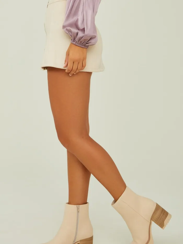 Women Altar039d State Skirts Skorts Octavia Suede Skirt Tapioca