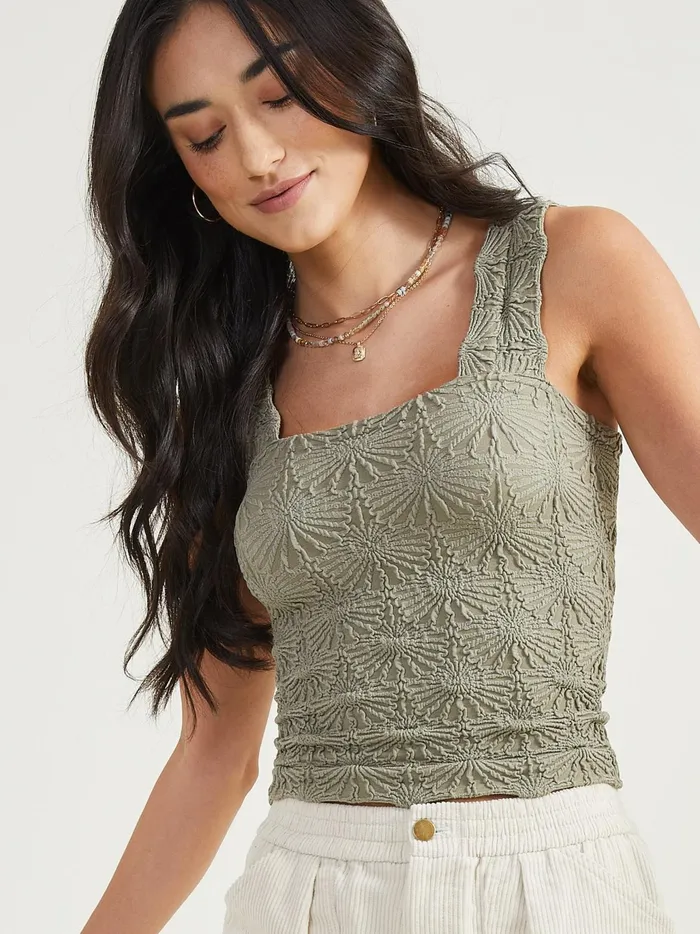Women Altar039d State Sleep Lounge Blaire Seamless Floral Cami Vetiver