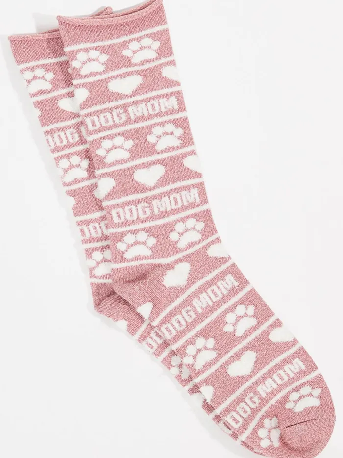 Women Altar039d State Socks Dog Mom Crew Socks Ashrose