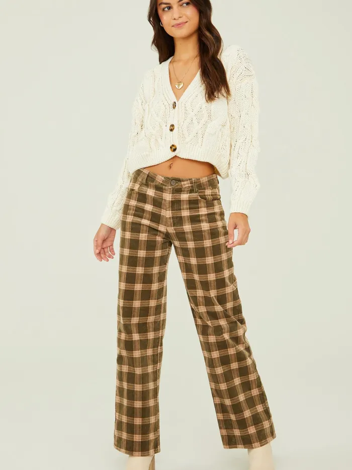 Women Altar039d State Sweaters Palmer Cable Cropped Cardigan Ivory