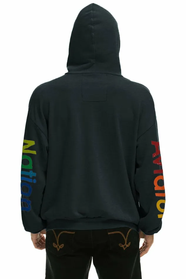 Women AVIATOR NATION LAGUNA BEACH RELAXED PULLOVER HOODIE 8211 CHARCOAL Aviator Nation Hoodies Women AVIATOR NATION LAGUNA BEACH RELAXED PULLOVER HOODIE 8211 CHARCOAL Aviator Nation Hoodies