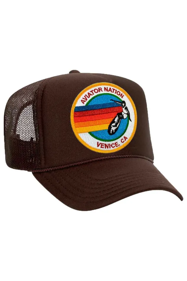 Women AVIATOR NATION TRUCKER HAT Aviator Nation TruckerHats Women AVIATOR NATION TRUCKER HAT Aviator Nation TruckerHats