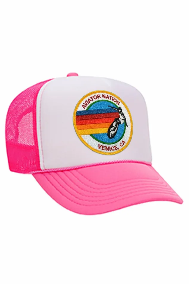 Women AVIATOR NATION TRUCKER HAT Aviator Nation TruckerHats Women AVIATOR NATION TRUCKER HAT Aviator Nation TruckerHats