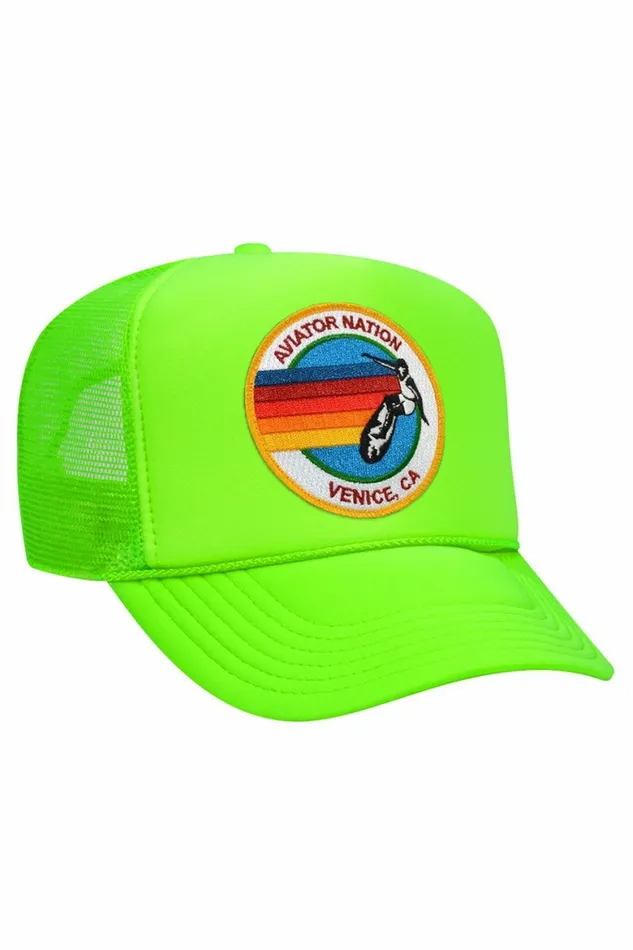 Women AVIATOR NATION TRUCKER HAT Aviator Nation TruckerHats Women AVIATOR NATION TRUCKER HAT Aviator Nation TruckerHats