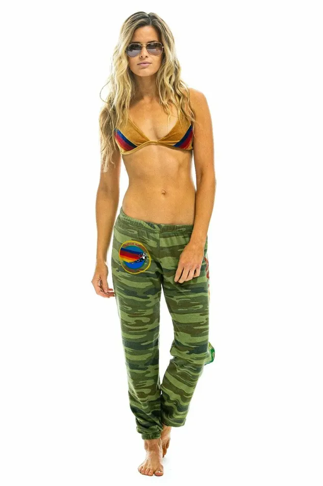Women AVIATOR NATION VAIL SWEATPANTS 8211 CAMO Aviator Nation Sweatpants
