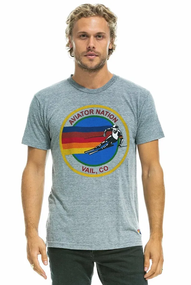 Women AVIATOR NATION VAIL TEE 8211 HEATHER Aviator Nation UnisexTees Women AVIATOR NATION VAIL TEE 8211 HEATHER Aviator Nation UnisexTees