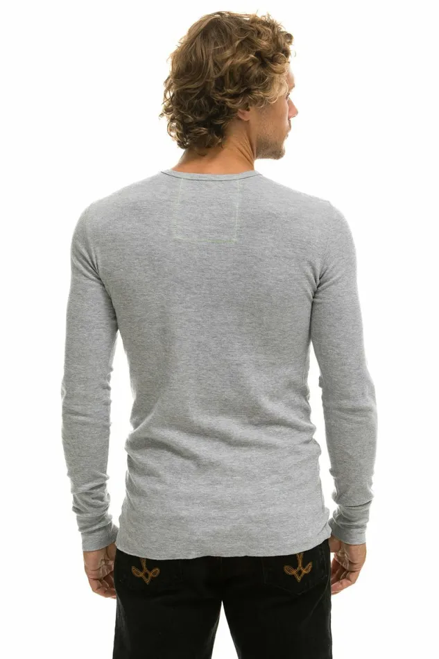 Women AVIATOR NATION VENICE THERMAL 8211 HEATHER GREY Aviator Nation UnisexTees Women AVIATOR NATION VENICE THERMAL 8211 HEATHER GREY Aviator Nation UnisexTees