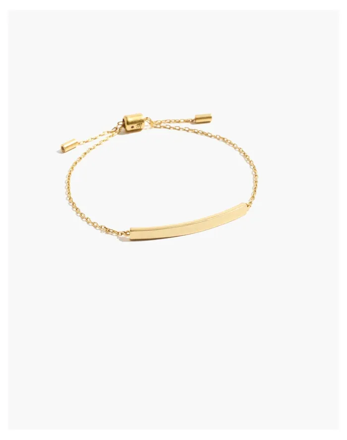 Women Bar Chain Bracelet Vintage Gold Madewell Bracelets