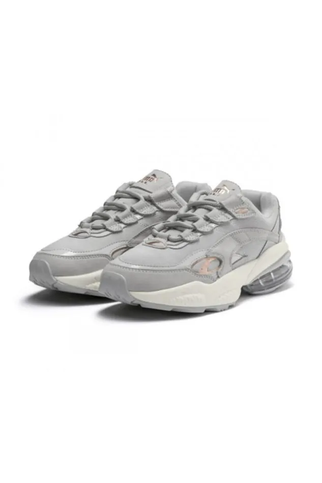 Women Basket Puma Cell Venom Patent Gris Et Beige Brentiny Paris Sneakers