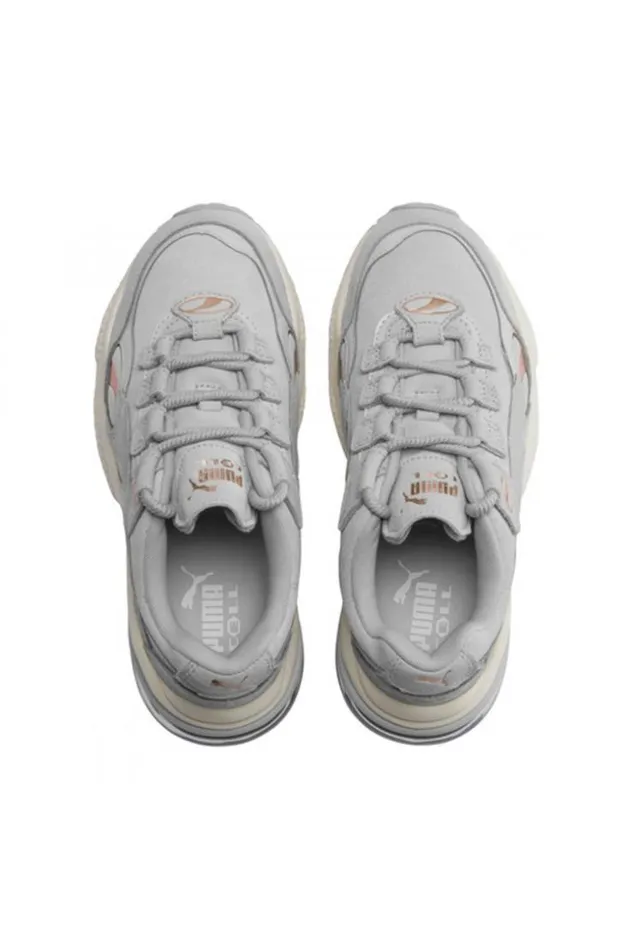 Women Basket Puma Cell Venom Patent Gris Et Beige Brentiny Paris Sneakers