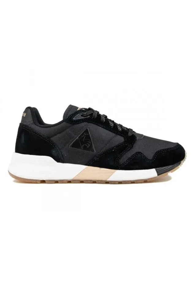 Women Baskets Le Coq Sportif Omega X Metallic BlackRose Gold Brentiny Paris Sneakers