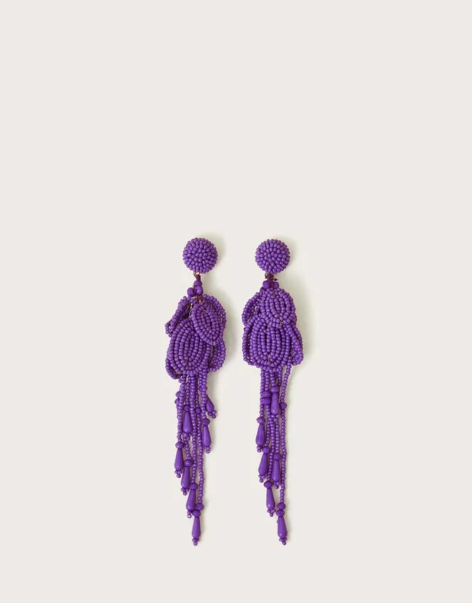 Women Beaded Drop Earrings Monsoon Jewellery and Hair