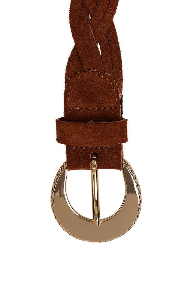 Women Belt Nefle Noisette Ceinture Cuir Marron Clair Des Petits Hauts Belts