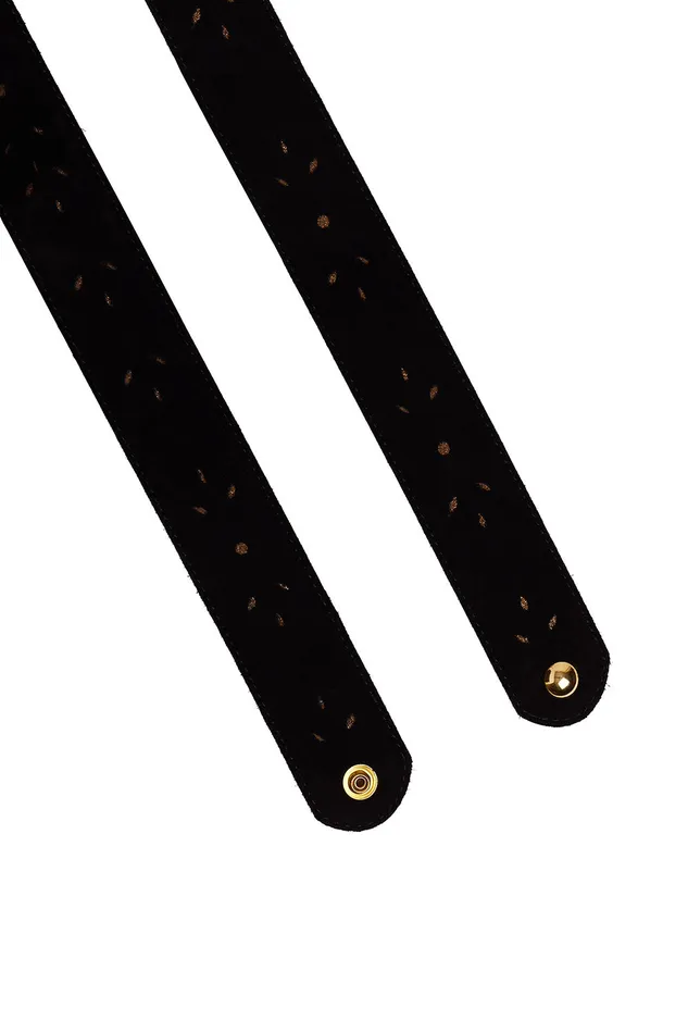 Women Belt Nevada Noir Ceinture Crote De Cuir Noir Des Petits Hauts Belts