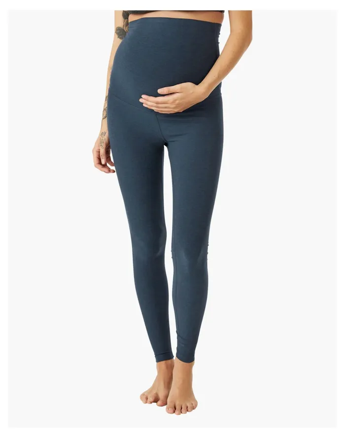 Women Beyond Yoga Spacedye Love The Bump Midi Maternity Legging Navy Madewell Activewear Women Beyond Yoga Spacedye Love The Bump Midi Maternity Legging Navy Madewell Activewear