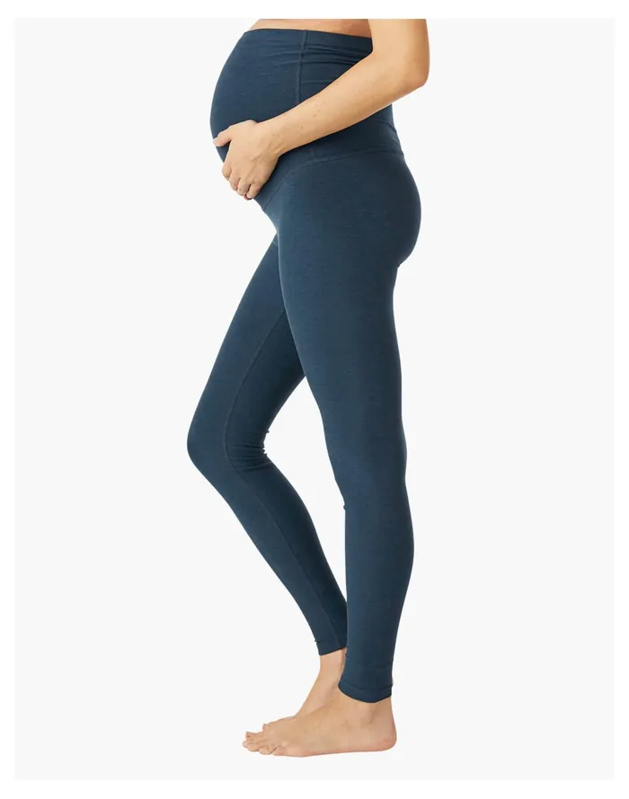 Women Beyond Yoga Spacedye Love The Bump Midi Maternity Legging Navy Madewell Activewear Women Beyond Yoga Spacedye Love The Bump Midi Maternity Legging Navy Madewell Activewear