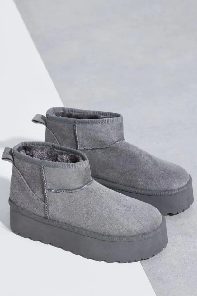 Women Bottine Grise Chausson En Velours Compens Montant Grey Brentiny Paris Ankle Boots 8211 Boots Women Bottine Grise Chausson En Velours Compens Montant Grey Brentiny Paris Ankle Boots 8211 Boots