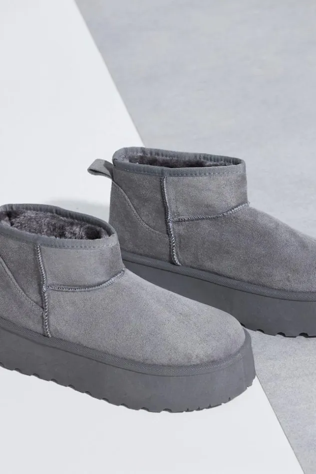 Women Bottine Grise Chausson En Velours Compens Montant Grey Brentiny Paris Ankle Boots 8211 Boots Women Bottine Grise Chausson En Velours Compens Montant Grey Brentiny Paris Ankle Boots 8211 Boots