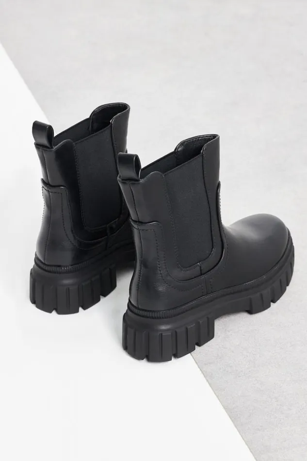 Women Bottines Noires Enfiler Black Brentiny Paris White Tops