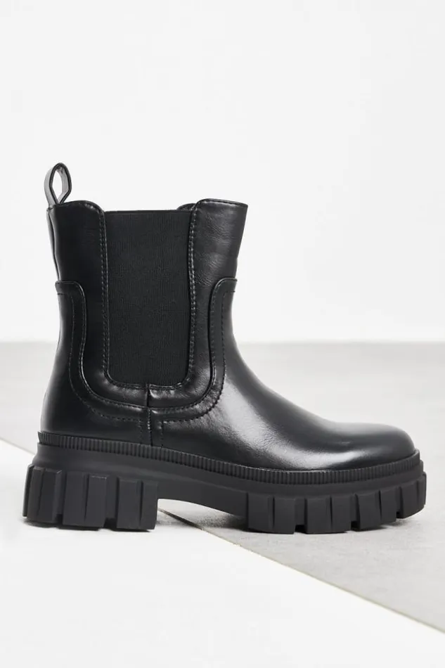 Women Bottines Noires Enfiler Black Brentiny Paris White Tops
