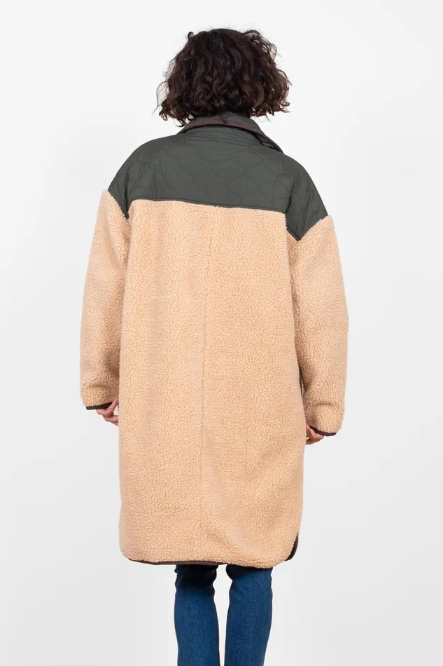 Women Brakeburn Coats And Jackets Teddy Longline Borg Jacket