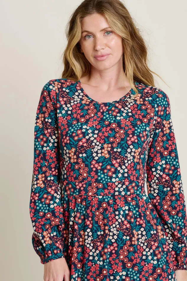 Women Brakeburn Dresses Blue Winter Ditsy Midi Dress