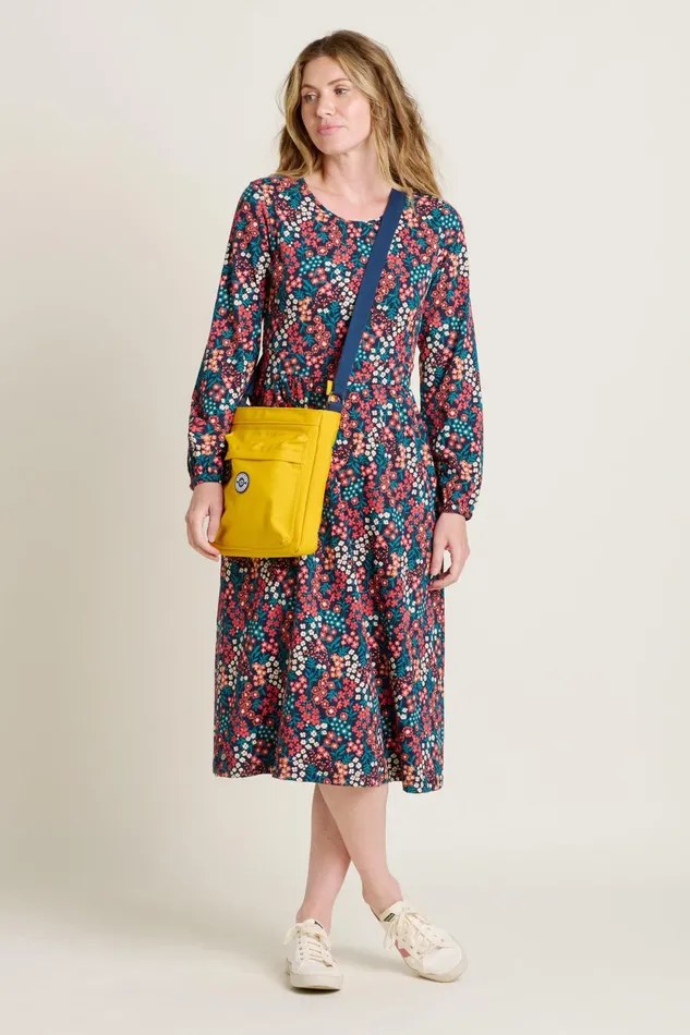 Women Brakeburn Dresses Blue Winter Ditsy Midi Dress