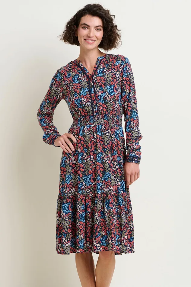 Women Brakeburn Dresses Floral Print Regan Midi Dress