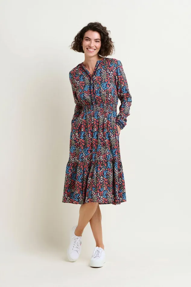 Women Brakeburn Dresses Floral Print Regan Midi Dress